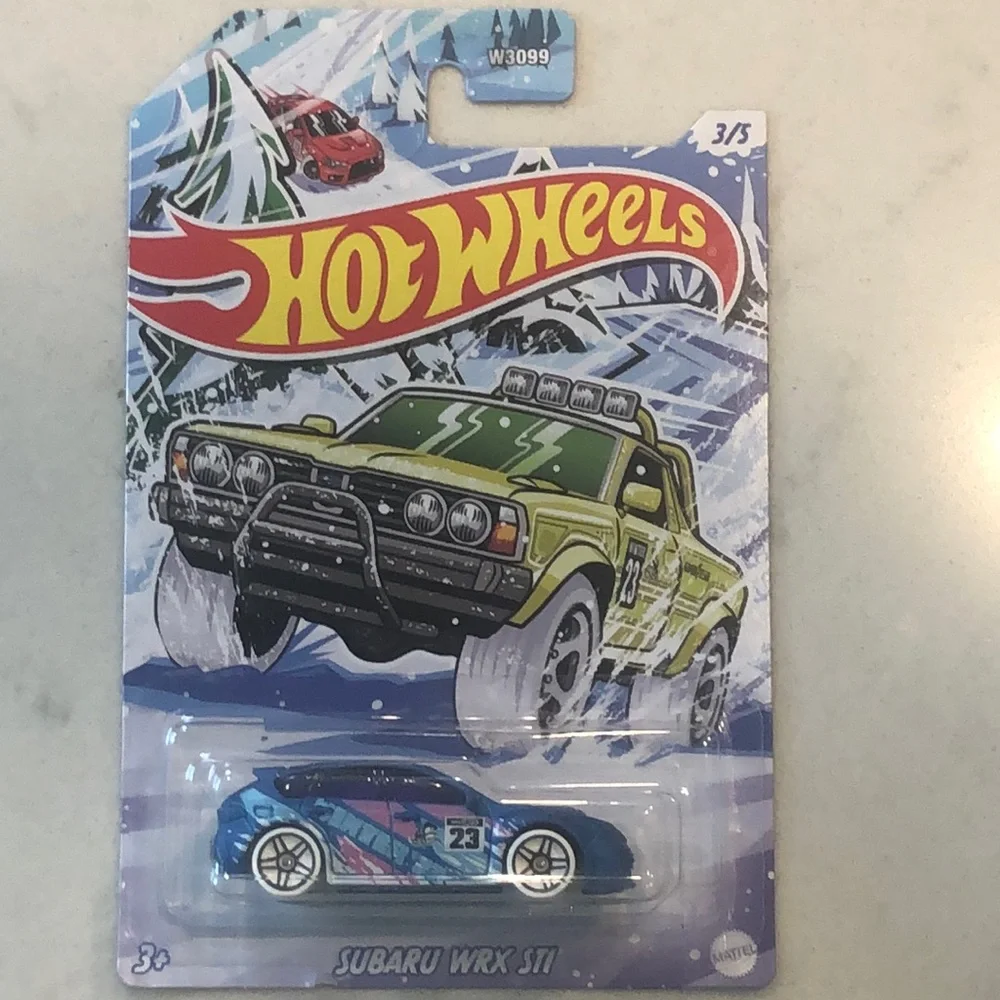 Blue Subaru WRX STI Toy Car